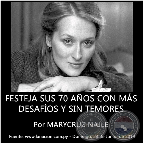 FESTEJA SUS 70 AÑOS CON MÁS DESAFÍOS Y SIN TEMORES - Por MARYCRUZ NAJLE - Domingo, 23 de Junio  de 2019